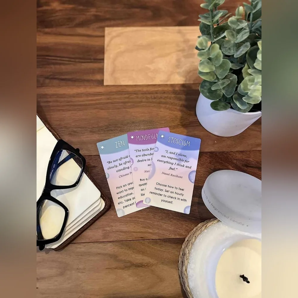 BEST 100 Mindful Prompts for Self Care & Stress Relief | Cards to Reduce Anxiety
